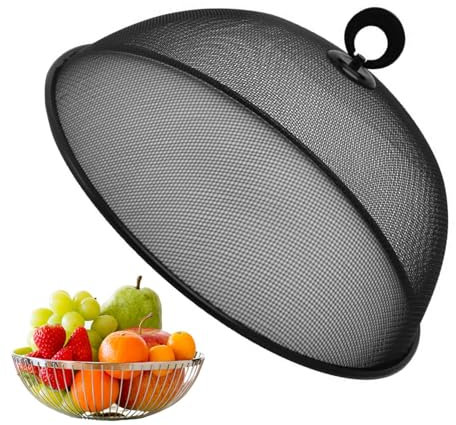 Generisch Outdoor Food Tents - Large Wire Mesh Domes | Easy Clean Food Covers for Protection, Air Permeable Food Umbrella for Picnics and Outdoor Events