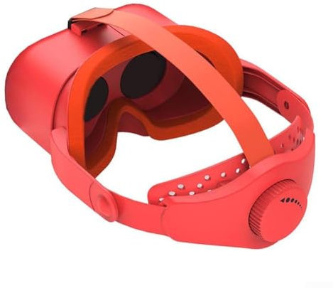 VR Glasses For Nintendo Switch, Adjustable Lens, Equipped With An Adjustable Strap To Provide Enhanced Support And Stability, Reducing Pressure On The Head(orange and blue)
