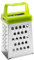 Mini Grater Small Cheese Grater Stainless Steel Box Grater with Handle Efficient Kitchen Gadget for Grating Garlic Nutmeg Chocolate Dishwasher Safe Kitchen Tool (Green)
