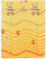 Baby Delux Wickelauflage Wickelunterlage 60x75 cm 75x70 cm weiche Wickeltischauflage Baumwolle wasserdicht waschbar (Ballon orange, 60x75)