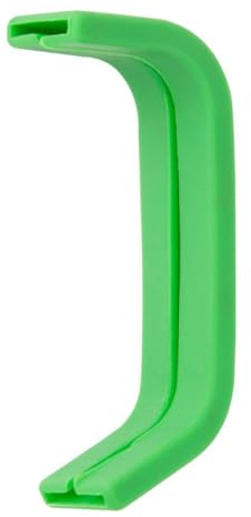 Olympia Silicone Handle Cover for 570ml Milk Jug, Green | Provides heat-resistant protection and a secure grip; easily slips onto J317, CM607, and HC609 models.