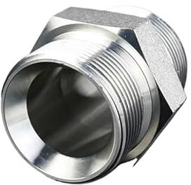 Accesorios de tubería británicos Rosca macho BSP 1/8 1/4 3/8 1/2 3/4 1 1-1/4 1-1/2 2 Accesorios de transición de unión de tubería hidráulica(1-1I2 to 2)