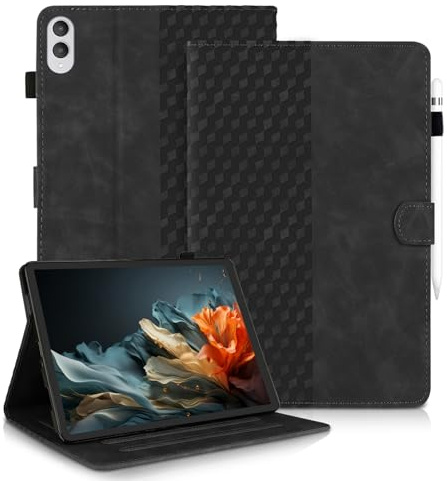 CASAFUNY Hülle für Samsung Galaxy Tab S11 Ultra 14,6 Zoll,Schwarz | S Pen Halter,PU Leder,Ständer, Auto Schlaf/Wach,Schützhülle für Samsung Galaxy Tab S11 Ultra