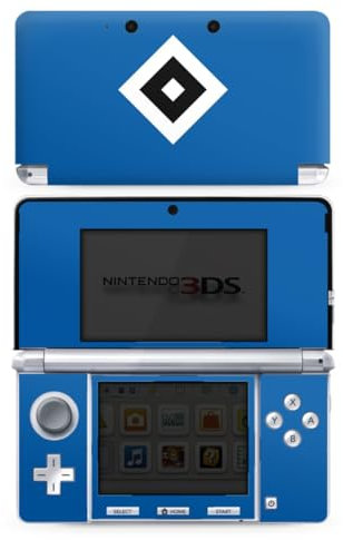 DeinDesign Skin kompatibel mit Nintendo 3 DS Folie Sticker HSV Logo Hamburger SV