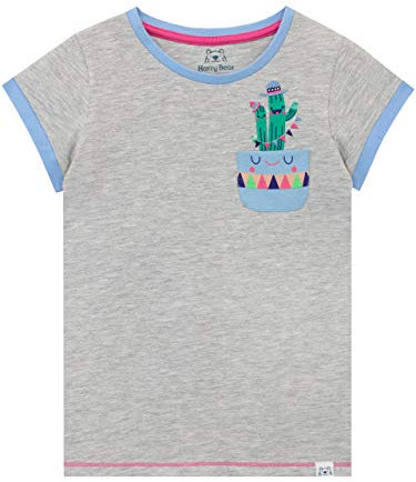 Harry Bear Mädchen Kaktus T-Shirt Grau 140