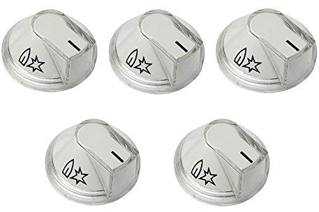 Electrolux Rex Aeg Zanussi – Set mit 5 Griffen für Herd – 4055130241 – M4482/OR – Originalprodukt