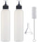 morneve Squeeze Writer Bottles Cookie Icing Bottle Applicator DIY Cake Decorating Biscuit Food Coloring Sauces Condiments Syrup Salad Dressing Pancake Ketchup Bottle 6oz Funnel Brush Baking Set 2pcs