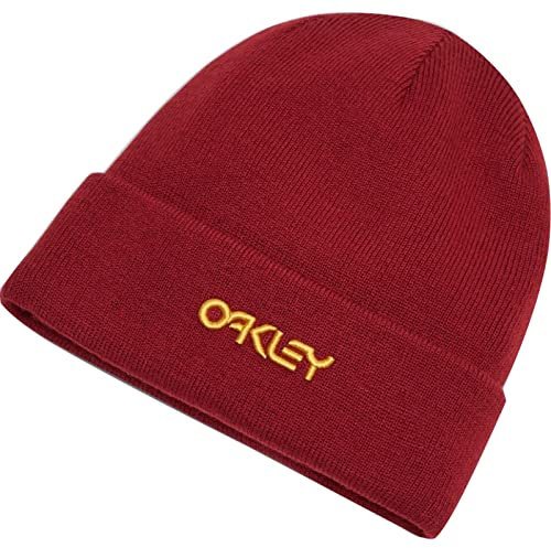 Oakley Unisex-Erwachsene Beanie Mütze mit B1B-Logo, Eisen Rot, Einheitsgröße