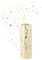 Tüll Stoff 9m x 15cm Sterne weiß/gold Rolle transparent zum Basteln von Tüllröcken und Kostümen