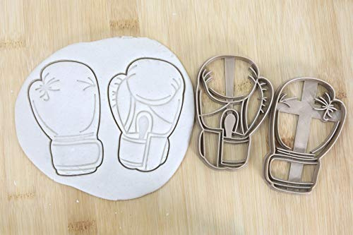 Boxing Boxhandschuhe (Paar) cookie cutter Fondant Keksstempel/Ausstechform keksausstecher PLA ca.8cm