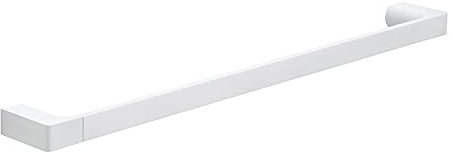 Gedy G-Kuala Lumpur Porta Asciugamani CM.60, Colore Bianco, Componenti Realizzati in Cromall, Ottone e Vetro, Garanzia 2 Anni, Misure 2,5 x 60 x 6,6 CM e Peso 0,671 kg, Design R&S