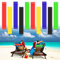 10 Strandkorb-Handtuchbänder, Gummi, elastisch, verdickt, multifunktional, Handtuchclip für Strand, Lounge, Stuhl, Kreuzfahrt, Schiff, Pool, Mehrfarbig, Winddicht, dehnbar