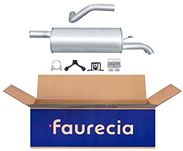 HELLA 8LD 366 035-101 Endschalldämpfer - Easy2Fit® Kit - hinten - zweiteilig - Set mit Anbauteilen