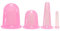 iTauyees Set per Coppettazione, 4 Pezzi Coppetta Anticellulite, Coppette per Massaggio in Silicone per Anti Cellulite, Anti-Aging, Pelle Liscia (Rosa)
