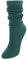 CTM Damen Super Soft Slouch Socken (1 Paar), dunkelgrün, One size