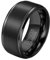 ANAZOZ Ringe Aus Wolfram Herren, Personalisierte Ringe Herren Trauringe größe 70 Bandring Briet 10mm Matt