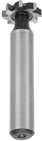 T Slot Cutter Bit Router Bit Fresa Codolo cilindrico Semicircolare Chiavetta HSS Parte in acciaio ad alta velocità 3 X 16 X 10 mm