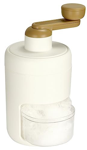 QWORK® Tritaghiaccio Manuale Portatile - 300 ml - Funzionamento Elettrico - per casa, Viaggi, attività all'aperto
