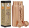 Shah Crafts. Lot de 2 bouteilles d'eau en cuivre pur et martelé, 1 000 ml, anti-fuite, récipient ayurvédique pour fitness, sport, yoga et voyage, boisson plus d'eau pour la santé