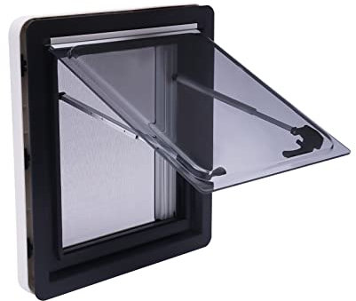 Ventana lateral de exposición, 450 x 500 mm, ventana lateral para caravana, caravana, furgoneta, furgoneta