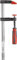 kwb Profi Schraub-Zwinge mit 2-Komponentengriff 50x250, Spann-Weite 250 mm, Spanntiefe 50 mm, Spannbacken aus Temperguss-Stahl, Schraubzwenge mit Hohlprofilschiene (Packung mit 3)