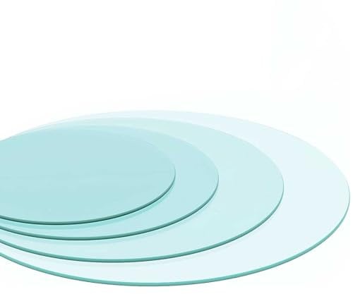 Tapa De Cristal Para Mesa Redonda Tablero De Vidrio Redondas Vidrio Templado Transparente Para Mesa De Comedor Diámetro 35cm ~ 100cm Para Mesa De Comedor Cocina Jardín (Size : Ø 78cm(31Inch))