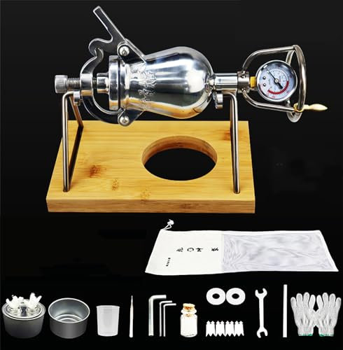 Máquina de Palomitas de maíz Manual, máquina de Palomitas de maíz de Alta presión, Palomitas de maíz Tradicionales Chinas, Mini Olla de Palomitas de maíz con cañón de Palomitas de maíz de AC