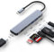 USB-C auf HDTV 7-Port Adapter, Typ-C Hub auf HDTV 4K@30Hz USB 3.0 Ausgangsport und USB-C Ladeanschluss PD100W (Hub 7-Port)