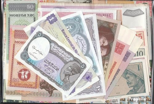 Prophila Collection Geldschein Alle Welt 25 Verschiedene Banknoten (Banknoten für Sammler - kein Zahlungsmittel)