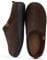 MERRIMAC Men's Slip-on Slippers Comfy Memory Foam Non-slip Indoor House Shoes Walnut Coffee,7-8 UK