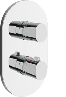 Thermostat Unterputz Badarmatur | für 3 Funktionen | R-Box Inkl. | CR II 067.00CR | Chrom | Ravak