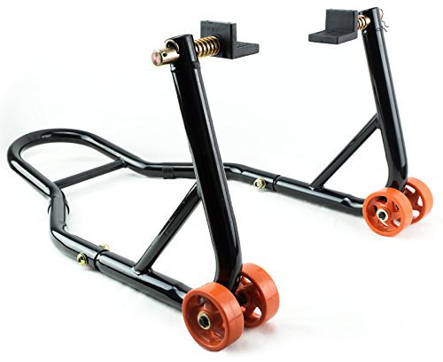 Verda Motorradständer Montageständer für Hinten | Adapter L-Type | Tragkraft 200 kg Motorradheber Motorrad Ständer SN1701