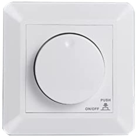 Ronlok Interruttore dimmer a LED da incasso, dimmer a taglio di fase, per LED e alogeni dimmerabili