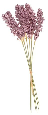 GRIRIW 2 Bündel Künstliche Getrocknete Stiele Zur Dekoration Gefälschte Pflanzenstiele Für Blumenarrangements Partydekorationen Für Zuhause