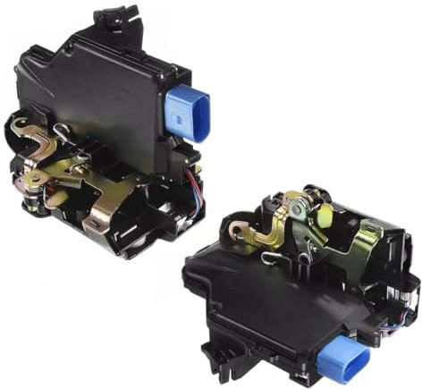 Paar Hinten Links Retchs Türschloss Stellmotor für Golf 5 Plus Jetta 3 Touareg Touran 1T1 1T2 1T3 für Octavia 2 für Altea Toledo 2002-2015, Replace 3D1837015 3D1837016 3D1837015A 3D1837016A