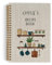 QLMX Oma Notizbuch Geschenke, Spiralnotizbuch, Rezept liniert Tagebuch Notizbuch, Deutschland Rezeptbuch zum Schreiben in eigenen Rezepten, Oma Notizbücher für Küche, Muttertags-Kochgeschenke, 14 x 21