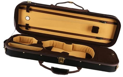 Geigenkoffer Aus Schwarzem Oxford-Stoff. Leichter Geigenkoffer Instrumentenkoffer für Violine(3/4)