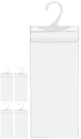 SEWACC Porte-cartes Transparent pour Permis de Stationnement Personnes Handicapées Crochet Plastique Robuste, Lot de 5 Pièces, Compatible à Suspendre Rétroviseur Voiture, Accessoire