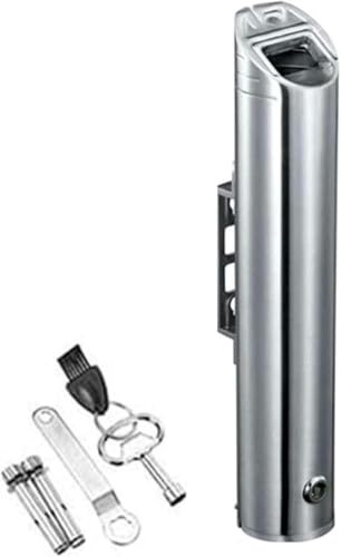 Wandaschenbecher Für Den Außenbereich, Wandaschenbecher Aus Gebürstetem Edelstahl, Wandaschenbecher Für Den Außenbereich, Zylinder, Ideal Für Den Einsatz Im Außenbereich, Büro, Restaurants,
