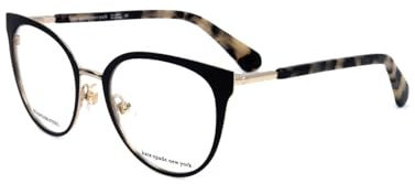 Kate Spade Dariela 807/19 BLACK Eyewear Women's Metal, Standard, 51