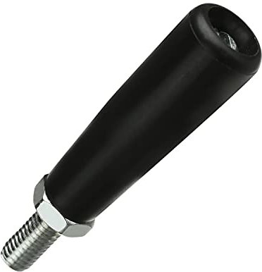 MroMax Klemmgriffe, Schraubknöpfe, Handgriffe, M8-Gewinde, Kunststoff, Metall, drehbarer Griff, 1 Stück