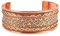 Touchstone Copper Armband tibetischen Stil. Hand geschmiedet mit soliden und hohen Gauge reinem Kupfer. Schöne geprägte Design.