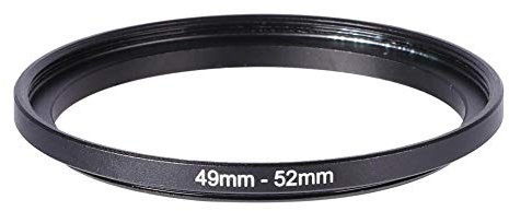 Anillos de filtro elevadores, 49 mm-52 mm 49 mm a 52 mm Anillos elevadores Adaptador de lentes de metal Anillo de filtro 49-52, para filtros, adaptadores, lentes, cubiertas de lentes, tapas de lentes