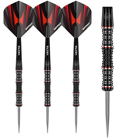 WINMAU Mervyn King Special Edition 22 Gram Tungsten Darts with Prism Flights and Vecta Shafts (Stems)