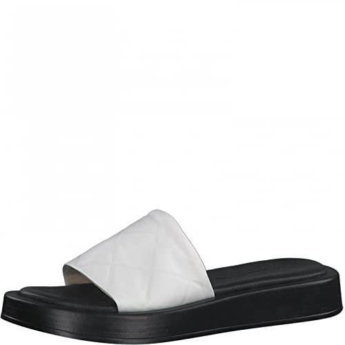 Tamaris Damen 1-1-27232-28 Sandale mit Absatz, Offwhite, 37 EU