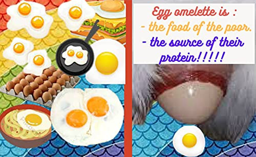 Omelet: is the food of the poor 100 pages 6X9 Inches