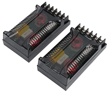 2Pcs 2 Way Car Crossover Overcurrent Universal Heat Dissipation Speaker Frequency Divider Automotive Electronics