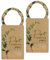 Summer-Ray 50pcs Pop it When She Pops Mini Champagne Baby Shower Tags Wine Bottle Tags (Kraft Brown)