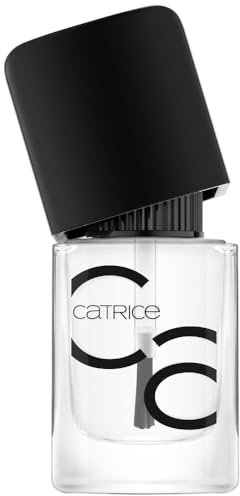 Catrice ICONAILS Gel Lacquer, Gellack, Nagellack, Nr. 146 Clear As That, transparent, langanhaltend, glänzend, transluzent, ohne Aceton, vegan, Mikroplastik Partikel frei (10,5ml)