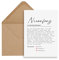 Nastami Postkarte DEFINITION inkl. Briefumschlag (Neuanfang)